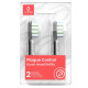 Насадка для зубної електрощітки Oclean P1C5 B02 Plaque Control Brush Head Black (2 шт) (6970810552249)