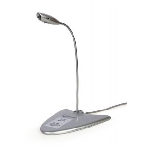Микрофон Gembird MIC-DU-01 Silver Микрофон Gembird MIC-DU-01 Silver