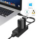 Концентратор USB3.0 Orico (CA912742) HR01-U3-V1-BK-BP Black 3хUSB3.0+RJ45