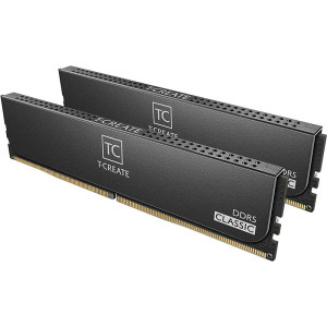 Модуль пам`ятi DDR5 2x16GB/5600 Team T-Create Classic 10L Black (CTCCD532G5600HC46DC01) Модуль пам`ятi DDR5 2x16GB/5600 Team T-Create Classic 10L Black (CTCCD532G5600HC46DC01)