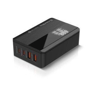 Сетевое зарядное устройство для ColorWay Power Delivery (2USB-A + 2USB TYPE-C) (65W) Black (CW-CHS040PD-BK) Сетевое зарядное устройство для ColorWay Power Delivery (2USB-A + 2USB TYPE-C) (65W) Black (CW-CHS040PD-BK)