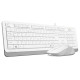 Комплект (клавиатура, мышка) A4Tech F1010 White USB