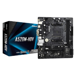 ASRock A520M-HDV Socket AM4 ASRock A520M-HDV Socket AM4