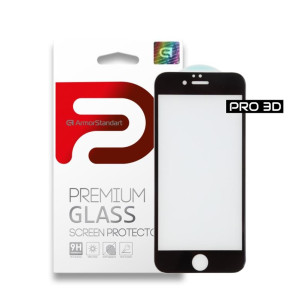 Защитное стекло Armorstandart Pro для Apple iPhone 6S Black, 0.33mm, 3D (ARM55368-GP3D-BK)