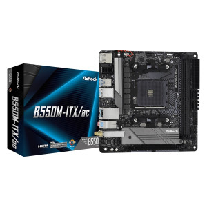 Материнская плата ASRock B550M-ITX/AC Socket AM4 Материнская плата ASRock B550M-ITX/AC Socket AM4