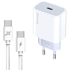 Сетевое зарядное устройство Grand-X (1xUSB-C 20W) PD 3.0, QC 4.0, AFC, FCP White (CH-770C) + кабель USB Type-C Сетевое зарядное устройство Grand-X (1xUSB-C 20W) PD 3.0, QC 4.0, AFC, FCP White (CH-770C) + кабель USB Type-C