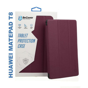 Чехол-книжка BeCover Smart Case для Huawei MatePad T 8 Red Wine (705639) Чехол-книжка BeCover Smart Case для Huawei MatePad T 8 Red Wine (705639)