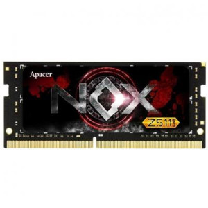 Модуль пам`ятi SO-DIMM 8GB/3200 DDR4 Apacer NOX Black (A4S08G32CLYBDAA-1) Модуль пам`ятi SO-DIMM 8GB/3200 DDR4 Apacer NOX Black (A4S08G32CLYBDAA-1)