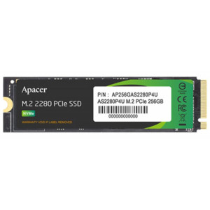 Накопитель SSD 256GB Apacer AS2280P4U M.2 2280 PCIe 3.0 x4 3D TLC (AP256GAS2280P4U-1) Накопитель SSD 256GB Apacer AS2280P4U M.2 2280 PCIe 3.0 x4 3D TLC (AP256GAS2280P4U-1)