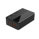 Мережевий зарядний пристрій ColorWay Power Delivery (2USB-A + 2USB TYPE-C) (65W) Black (CW-CHS040PD-BK)