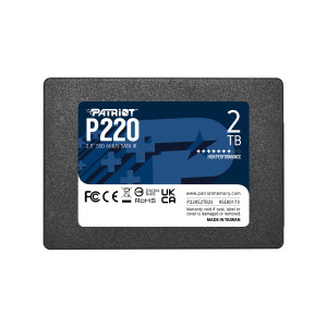 Накопитель SSD 2TB Patriot P220 2.5" SATAIII TLC (P220S2TB25) Накопитель SSD 2TB Patriot P220 2.5" SATAIII TLC (P220S2TB25)
