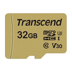Карта пам`ятi MicroSDHC 32GB UHS-I/U3 Class 10 Transcend 500S + SD-adapter (TS32GUSD500S) Карта пам`ятi MicroSDHC 32GB UHS-I/U3 Class 10 Transcend 500S + SD-adapter (TS32GUSD500S)