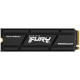 Накопитель SSD 4.0TB Kingston Fury Renegade with Heatsink M.2 2280 PCIe 4.0 x4 NVMe 3D TLC (SFYRDK/4000G)