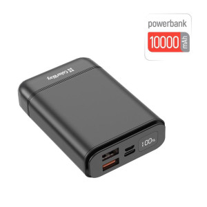 Універсальна мобільна батарея ColorWay Compact 10000mAh Black (CW-PB100LPJ3BK-PDD) Універсальна мобільна батарея ColorWay Compact 10000mAh Black (CW-PB100LPJ3BK-PDD)