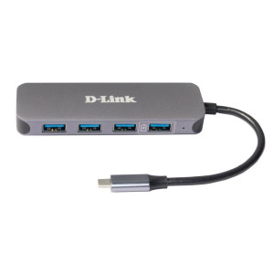 Концентратор USB Type-C D-Link DUB-2340