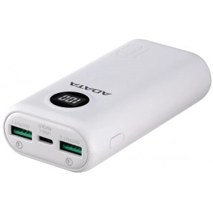 Универсальная мобильная батарея A-DATA P10000QCD 10000mAh White (AP10000QCD-DGT-CWH) Универсальная мобильная батарея A-DATA P10000QCD 10000mAh White (AP10000QCD-DGT-CWH)