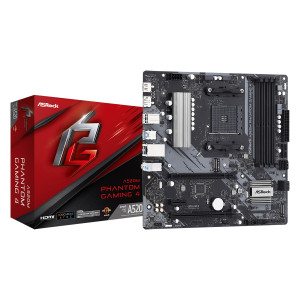 Материнская плата ASRock A520M Phantom Gaming 4 Socket AM4 Материнская плата ASRock A520M Phantom Gaming 4 Socket AM4