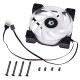 Вентилятор ID-Cooling DF-12025-ARGB (Single Pack), 120x120x25мм, 4-pin PWM, чорний