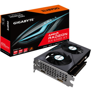 Видеокарта AMD Radeon RX 6500 XT 4GB GDDR6 Eagle Gigabyte (GV-R65XTEAGLE-4GD) Видеокарта AMD Radeon RX 6500 XT 4GB GDDR6 Eagle Gigabyte (GV-R65XTEAGLE-4GD)