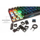Клавіатура Motospeed CK62 Outemu Blue (mtck62bmb) Black USB