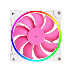 Вентилятор ID-Cooling ZF-12025-PINK ARGB (Single Pack), 120x120x25мм, 4-pin PWM, білий с розовым Вентилятор ID-Cooling ZF-12025-PINK ARGB (Single Pack), 120x120x25мм, 4-pin PWM, білий с розовым