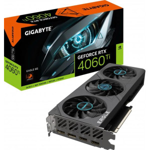 Відеокарта GF RTX 4060 Ti 8GB GDDR6 Eagle Gigabyte (GV-N406TEAGLE-8GD) Відеокарта GF RTX 4060 Ti 8GB GDDR6 Eagle Gigabyte (GV-N406TEAGLE-8GD)