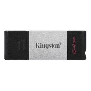 USB3.2 64GB Type-C Kingston DataTraveler 80 Grey/Black (DT80/64GB)