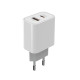 Сетевое зарядное устройство для ColorWay Power Delivery Port PPS (Type-C PD + USB QC3.0) (30W) White (CW-CHS037PD-WT)