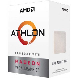 AMD Athlon 3000G 3.5GHz (4MB 35W AM4) Box (YD3000C6FHBOX) AMD Athlon 3000G 3.5GHz (4MB 35W AM4) Box (YD3000C6FHBOX)