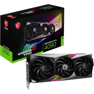 Видеокарта GF RTX 4090 24GB GDDR6X Gaming X Trio MSI (GeForce RTX 4090 GAMING X TRIO 24G) Видеокарта GF RTX 4090 24GB GDDR6X Gaming X Trio MSI (GeForce RTX 4090 GAMING X TRIO 24G)