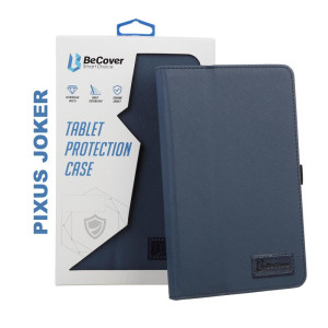 Чехол-книжка BeCover Slimbook для Pixus Joker Deep Blue (705636)