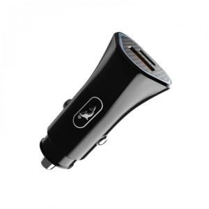 Автомобильное зарядное устройство SkyDolphin SZ16T PD+QC3.0 (2USB, 3.1A) Black (AZP-000089) + кабель Type-C Автомобильное зарядное устройство SkyDolphin SZ16T PD+QC3.0 (2USB, 3.1A) Black (AZP-000089) + кабель Type-C