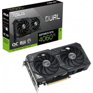 Відеокарта GF RTX 4060 Ti 8GB GDDR6 Dual OC Asus (DUAL-RTX4060TI-O8G) Відеокарта GF RTX 4060 Ti 8GB GDDR6 Dual OC Asus (DUAL-RTX4060TI-O8G)