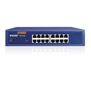 Комутатор TENDA TEG1016D 16port 10/100/1000BaseT 11 metal case Комутатор TENDA TEG1016D 16port 10/100/1000BaseT 11 metal case