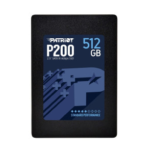 SSD 512GB Patriot P200 2.5" SATAIII TLC (P200S512G25) SSD 512GB Patriot P200 2.5" SATAIII TLC (P200S512G25)