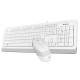 Комплект (клавиатура, мышка) A4Tech F1010 White USB