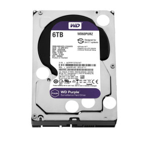 HDD SATA 6.0TB WD Purple 5400rpm 64MB (WD60PURZ) HDD SATA 6.0TB WD Purple 5400rpm 64MB (WD60PURZ)