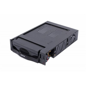 Зовнішня кишеня AgeStar SATA HDD 3.5" Power Slide Switch, Black (SR3P-SW-1F(BLACK))