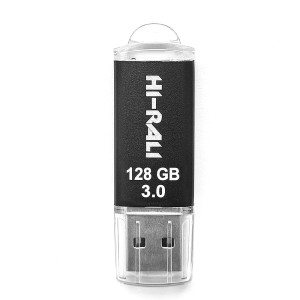 USB3.0 128GB Hi-Rali Rocket Series Black (HI-128GBVC3BK) USB3.0 128GB Hi-Rali Rocket Series Black (HI-128GBVC3BK)