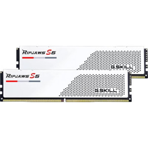 Модуль памяти DDR5 2x16GB/6000 G.Skill Ripjaws S5 White (F5-6000J3238F16GX2-RS5W) Модуль памяти DDR5 2x16GB/6000 G.Skill Ripjaws S5 White (F5-6000J3238F16GX2-RS5W)