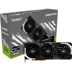 Видеокарта GF RTX 4080 16GB GDDR6X GamingPro OC Palit (NED4080T19T2-1032A) Видеокарта GF RTX 4080 16GB GDDR6X GamingPro OC Palit (NED4080T19T2-1032A)