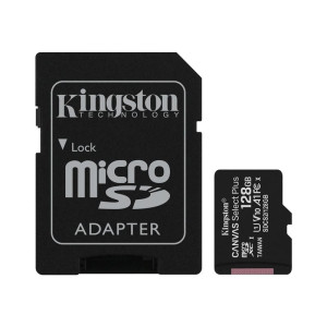 Карта пам`яті MicroSDXC 128GB UHS-I Class 10 Kingston Canvas Select Plus R100MB/s + SD-адаптер (SDCS2/128GB) Карта пам`яті MicroSDXC 128GB UHS-I Class 10 Kingston Canvas Select Plus R100MB/s + SD-адаптер (SDCS2/128GB)
