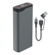 Универсальная мобильная батарея 4smarts VoltHub Pro 20000mAh 22.5W с Quick Charge, PD gunmetal *Select Edition*