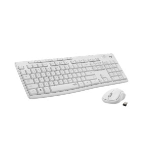 Комплект (клавiатура, миша) бездротовий Logitech MK295 Combo White USB (920-009824)