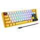 Клавіатура бездротова Motospeed BK67 Longhua Red Yellow (mtbk67ymr)