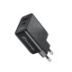 Мережевий зарядний пристрій Grand-X Fast Сharge 6в1 (1хUSB, 1хTypeC, 18W) Black (CH-880)
