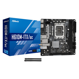 Материнская плата ASRock H610M-ITX/AC Socket 1700 Материнская плата ASRock H610M-ITX/AC Socket 1700
