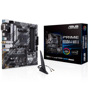 Материнская плата Asus Prime B550M-A WIFI II Socket AM4 Материнская плата Asus Prime B550M-A WIFI II Socket AM4