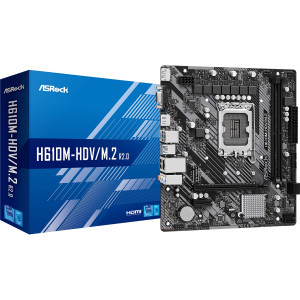Материнская плата ASRock H610M-HDV/M.2 R2.0 Socket 1700 Материнская плата ASRock H610M-HDV/M.2 R2.0 Socket 1700