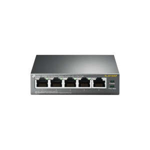 Коммутатор TP-Link TL-SF1005P (1хFE, 4xFe PoE, max 53W) Коммутатор TP-Link TL-SF1005P (1хFE, 4xFe PoE, max 53W)